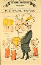 Pierre Jules Hetzel, Caricature de Gill