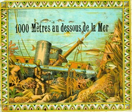 20 000 heures sous les mers par Jules Verne, jeu de cubes