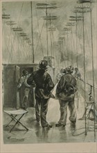 Robur le conquérant de Jules Verne, dessin original de Benett