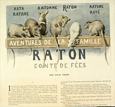 Les aventures de la famille raton, nouvelle de Jules Verne, illustration de Myrbach
