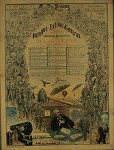 Affiche publicitaire, collection Hetzel-Etrennes, 1889