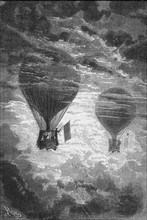 Five Weeks in a Balloon, illustration by Riou