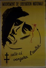 Affiche de propagande du Mouvement de Libération Nationale