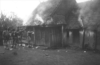 Répression, Incendie de villages par l'armée