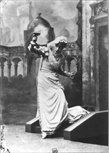 Sarah Bernhardt in the role of  Dona Sol ("Hernani")