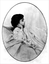 Alice Ozy, actrice, en 1842