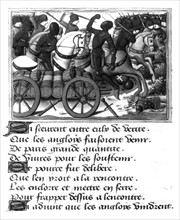 Martial de Paris, dit d'Auvergne,  La journée des harengs en 1419