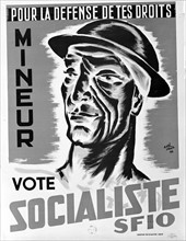 Poster of the S.F.I.O. Socialist Party
