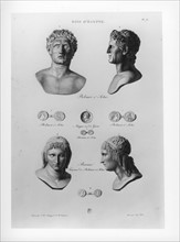 Portraits en buste de Ptolémée Ier Sôter (367-238) et de sa femme Bérénice