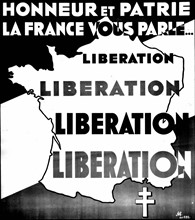 Affiche, Libération de la France