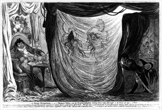 Ci-devant occupations, ou Madame Tallien et l'Impératrice Joséphine dansant nues devant Barras durant l'hiver 1797