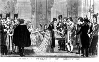 Public hearing of the Directoire