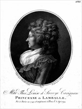 Marie Thérèse Louise de Savoye Carignan, princesse de Lamballe