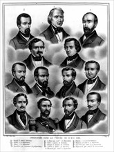 Révolution de 1848, les condamnés du 15 mai 1848
