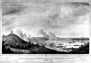 Débarquement de l'armée française dans la baie de Sidi-Féruch