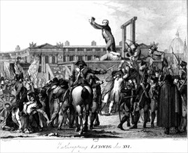 Exécution de Louis XVI le 21 janvier 1793