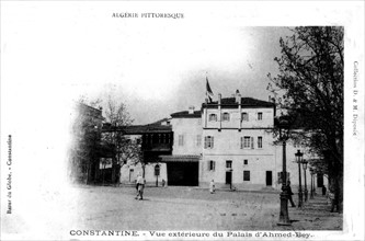 Constantine, vue extérieure du Palais d'Ahmed-Bey