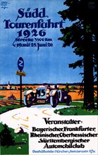 Advertising poster for the Automobile Club