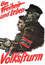 Propaganda poster to mobilize the last reservists.