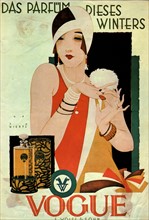 Poster by Jupp Wiertz, advertisement for a perfume.