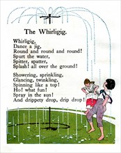 Rhymes by Olive Beaupre Miller, "Sunny rhymes for happy children" : "The whirling"