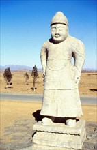 Tombes de l'Est de la dynastie des Qing, statue "sur le Chemin de l'Esprit", Zunhua