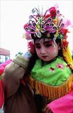 player of show of praying for rain, Qixian