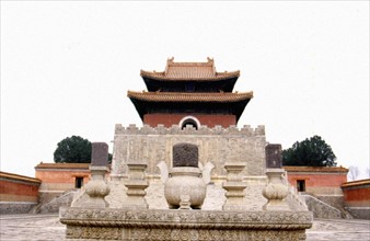 Tombe de l'Ouest de la dynastie Qing, Chongling, Tombe de Dezhong/De-stung, Yixian