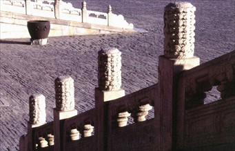 the Imperial Palace, the Forbidden City in Beijing/Peking, balustrade