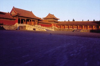 Le Palais impérial, la Cité Interdite à Beijing/Pékin