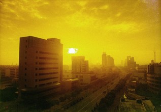Lever de soleil sur Kunshan