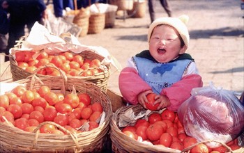 Enfant et paniers d'oranges, Wuxian