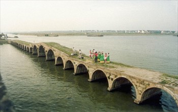 Pont Baodai, canal de Pékin à Hangzhou construit sous la dynastie Sui, 518-618, Suzhou