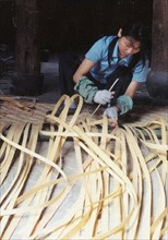 Handmade bamboo matting, Jiangshan