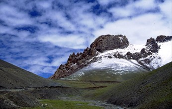Nam Co, Sacred Lake, snowy mountain
