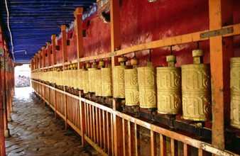 Temple de Minor Jokhong, temple de Ramoche, Lhassa, intérieur (Nang-Kor)