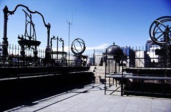 Un ancien instrument astronomique à l'ancien Observatoire de Pékin