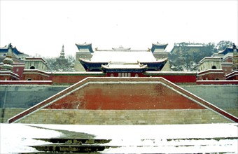 Le Palais d'Eté sous la neige