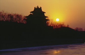 Watching tower, Imperial palace, Forbidden city, Palace museum, sunset
