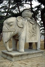 Stone animal, The Western Qing Tombs