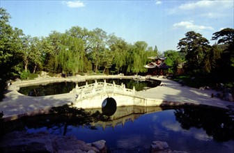 Parc des Collines Parfumées, pont sur le Lac des Spectacles