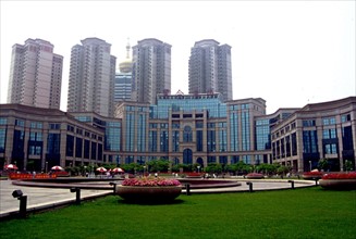 Immeubles modernes à Qingdao