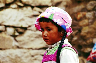 Fillette tibétaine