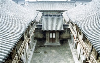 Demeure de la famille Wang, la grande cour