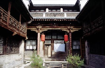 Grand courtyard of the Wang family, residence house