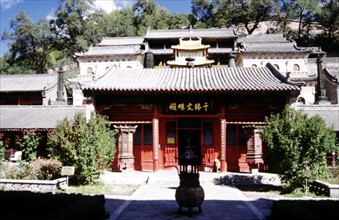 Mont Wutai, temple de Xiantong, Hall Wenshu
