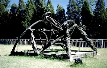 Ancien instrument astronomique à l'ancien Observatoire de Pékin