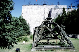 Ancien instrument astronomique à l'ancien Observatoire de Pékin