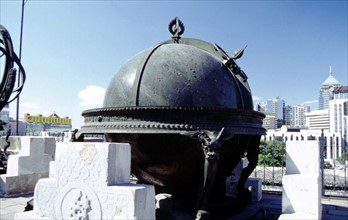 Ancien instrument astronomique à l'ancien Observatoire de Pékin