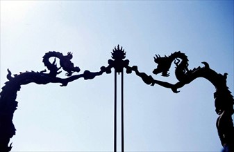Dragon ornament on the ancient astronomical instrument